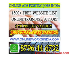 Ad posting jobs India online ad posting jobs in India Earn 10,000 pm