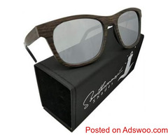 Natural Wood Sunglasses for Men - Wooden Frame - Genuine Polarized Lenses