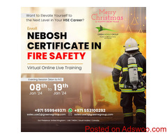 NEBOSH Certificate in Fire Safety in Dubai, UAE
