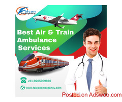 Falcon Emergency Train Ambulance in Kolkata-Top Class Facility and Feature