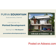Purva Soukhyam Guduvanchery Chennai - The Future Is Now!