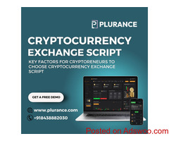 Key Factors for Cryptoreneurs to Choose Cryptocurrency Exchange Script