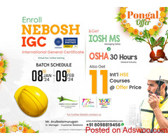 NEBOSH IGC Chennai Rs 37,999| Best Offer - Green World Group
