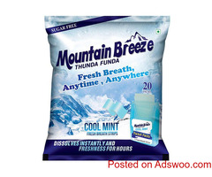 Mountain Breeze Breath Freshener Strips: Refresh Your Breath