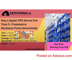 Buy a Spain VPS Server For Your E-Commerce Business From Serverwala