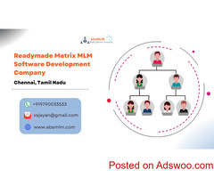 Readymade Matrix MLM Software Development Company. Chennai, Tamil Nadu.