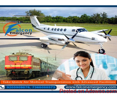 Falcon Train Ambulance in Guwahati is managing the evacuation process effectively