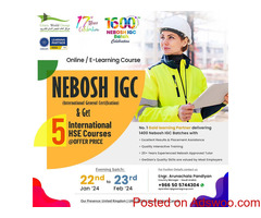 NEBOSH IGC in Saudi Arabia at best price