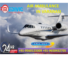 Select Stupendous Emergency Service by Medivic Air Ambulance from Varanasi