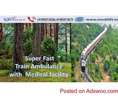 Medilift Train Ambulance from Patna to Delhi-Rescue Patient from Cardiac Problem