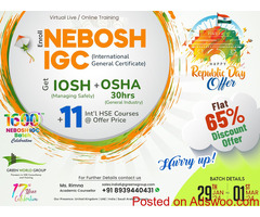 Republic Day Special Offer on Nebosh IGC !
