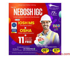 Boost your career safety credentials with our NEBOSH IGC Course!