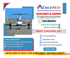 Aeromed Air Ambulance Service in Kolkata: Unmatched Comfort, Inexpensive Rates