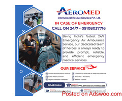 Aeromed Air Ambulance Service in Bangalore: Specialized Doctors Ensuring Patient Care at Every Step