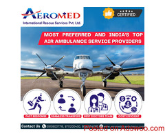 Aeromed Air Ambulance Service in Ranchi - The Golden Hour Becomes a Solution If You Go By Our Air Am