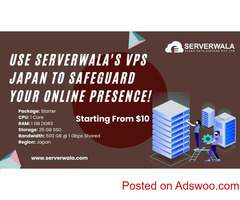 Use Serverwala's VPS Japan to Safeguard Your Online Presence!