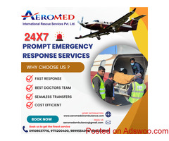 Aeromed Air Ambulance Service In Ranchi - All The Solutions Have Been Given For A Patient
