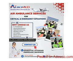 Aeromed Air Ambulance Service In Bangalore - The Entire Arrangement Is Marvelous