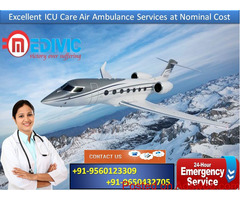 Now Hire with Much Probable Cost by Medivic Air Ambulance Service in Ranchi