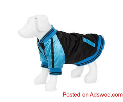 F&R for VP Pets Windbreaker Baseball Jacket - Blue – Vanderpump Pets