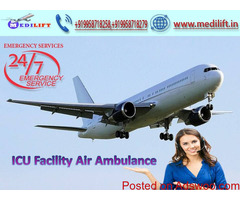 Get High Standard Medilift Air Ambulance in Kolkata at Low Fare