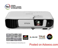 How to change aspect ratio on the Epson projector?