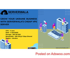 Grow your Ukraine Business with Serverwala’s Cheap VPS Hosting
