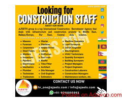 Looking best construction agencies for hiring manpower from India