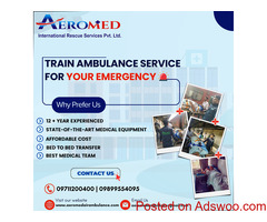 Aeromed Air Ambulance Service in India - First Class Air Ambulance with Medical Care