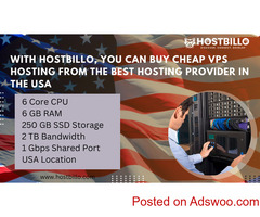 With Hostbillo, you can buy cheap VPS hosting from the best hosting provider in the USA