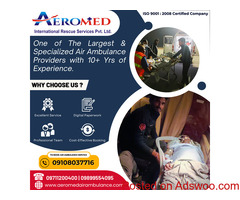 Aeromed Air Ambulance Service in Ranchi - You Can Afford and Go With All Services