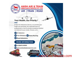 Ansh Air Ambulance Service in Patna - The Features For Patient Transfer Are First Class