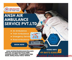 Ansh Air Ambulance Service in Patna - Emergency Has Sorted Out