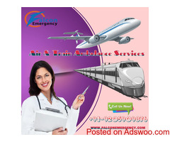 Falcon Train Ambulance Service in Ranchi is Operating as an Intensive Care Unit