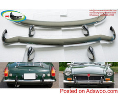 MG MGB 1962-1974 Bumper Stainless Steel Ne