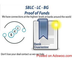 Project/Business Financing/BG-SBLC-MT760/Credit-Loan/Monetizing/MT799/Eurobonds
