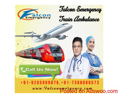 Falcon Emergency Train Ambulance in Patna is a Beneficial Alternative for Relocating Patients