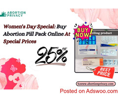 Women's Day Special: Buy Abortion Pill Pack Online At Special Prices