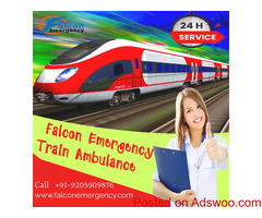 Transfer to Medical Center Done with Comfort by Falcon Train Ambulance in Patna