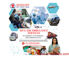 Siya Air Ambulance Service in Patna: Bed-to-Bed Transportation with 24/7 Medical Assistance