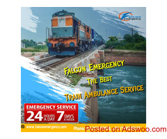 Falcon Train Ambulance in Patna is Helpful in Meeting Your Needs during Emergency