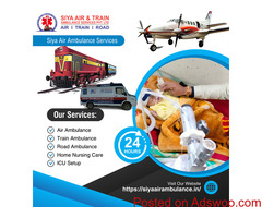 Siya Air Ambulance Service in Kolkata: Trusted and Reliable Choice for Emergency Medical Transportat