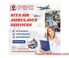 Critical Care in the Skies: Siya Air Ambulance Service in Patna Emergency Patient Relocation Service