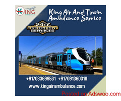 Take Top-Level King Train Ambulance Services in Delhi with Risk-free Patient Transportation