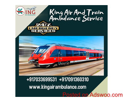 Use King Train Ambulance Services in Kolkata with Trustworthy ICU Features