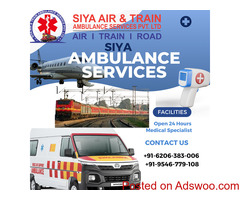 Siya Air Ambulance Service in Patna – 24/7 Hours Available to Take Calls