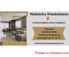 Mahindra Windchimes - City Outside. Tranquility Inside.