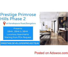 Prestige Primrose Hills Phase 2 - Upcoming Apartments In Bangalore