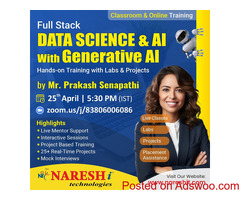 Master Full Stack Data Science & AI Online training Institute-Nareshit