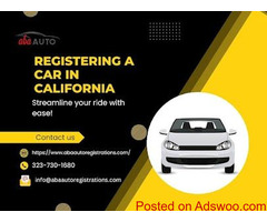 Registering Car in California
